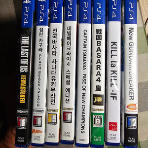 ps4 소프트 택포 일괄8.5만원 판매 캡틴츠바사,전국바사라4황,사나다유키무라전,킬라킬,데빌메이크라이4스페셜에디션,건담 브레이커,라스트오브어스,섬란카구라비치