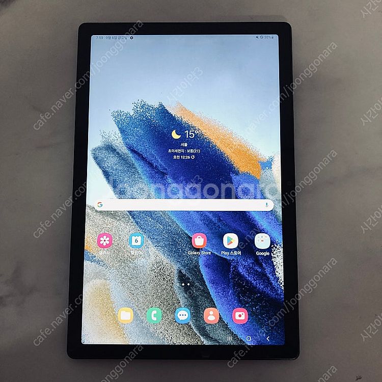 갤럭시 탭A8 블랙 64G 완전깨끗한 S급 16만원 판...--5