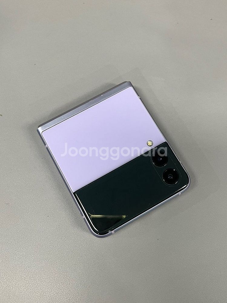갤럭시Z플립3 퍼플 256G 민팃용 부품용 서브용 게임...--1