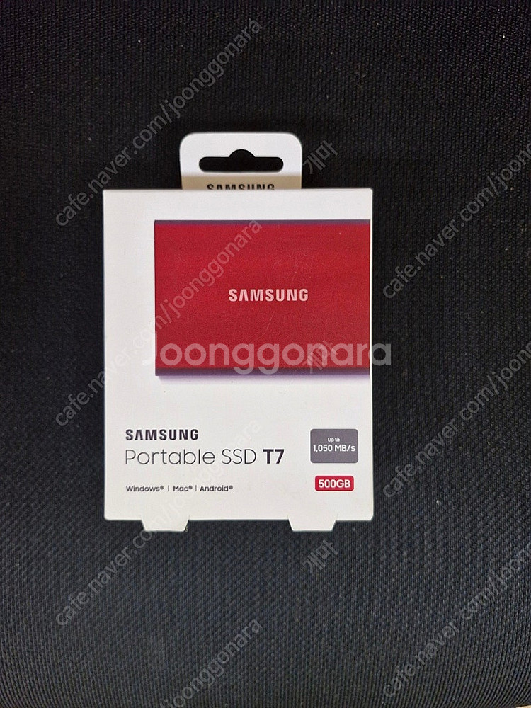 삼성 SSD T7 500G 미개봉--0