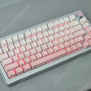 몬스긱 MONSGEEK M1W 핑크+아이스크림 핑크축