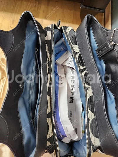 코치 숄더겸 토트백, 앤클라인 여성 토트백, 악어무늬 ...--3