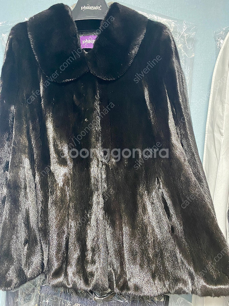 블랙그라마 밍크코트, 블랙그라마 밍크자켓 상태최상--0