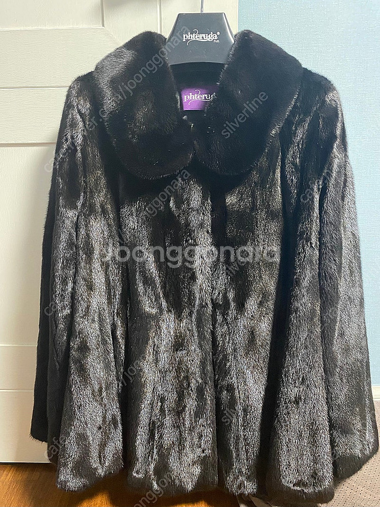 블랙그라마 밍크코트, 블랙그라마 밍크자켓 상태최상--3