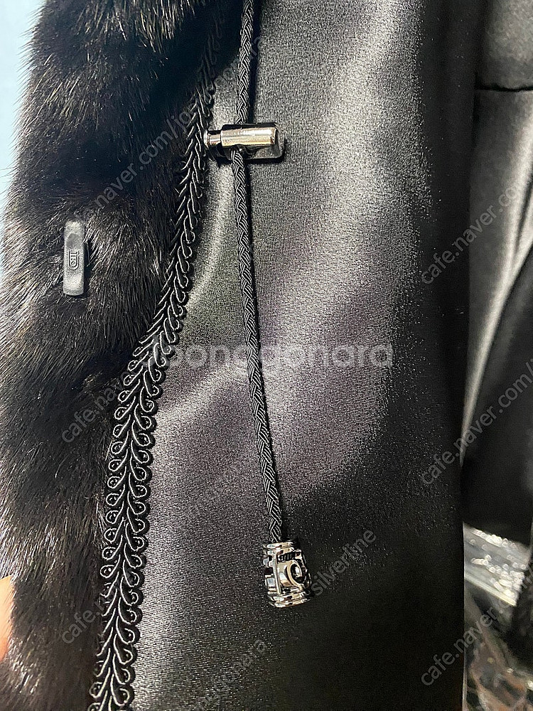 블랙그라마 밍크코트, 블랙그라마 밍크자켓 상태최상--6