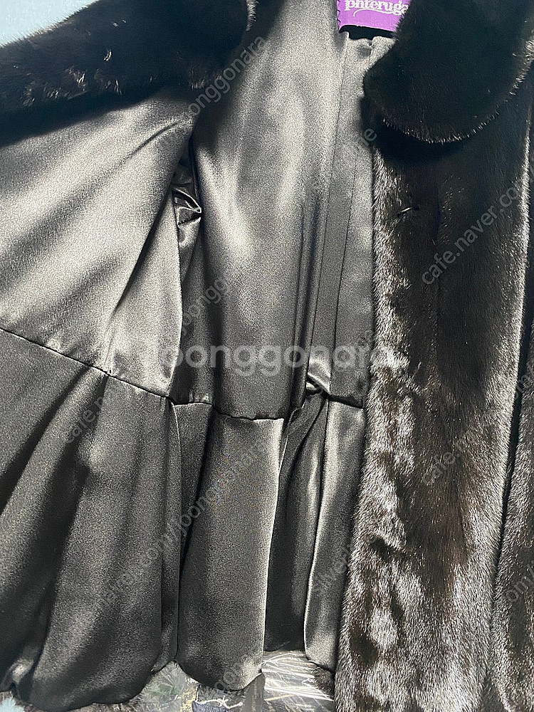 블랙그라마 밍크코트, 블랙그라마 밍크자켓 상태최상--7