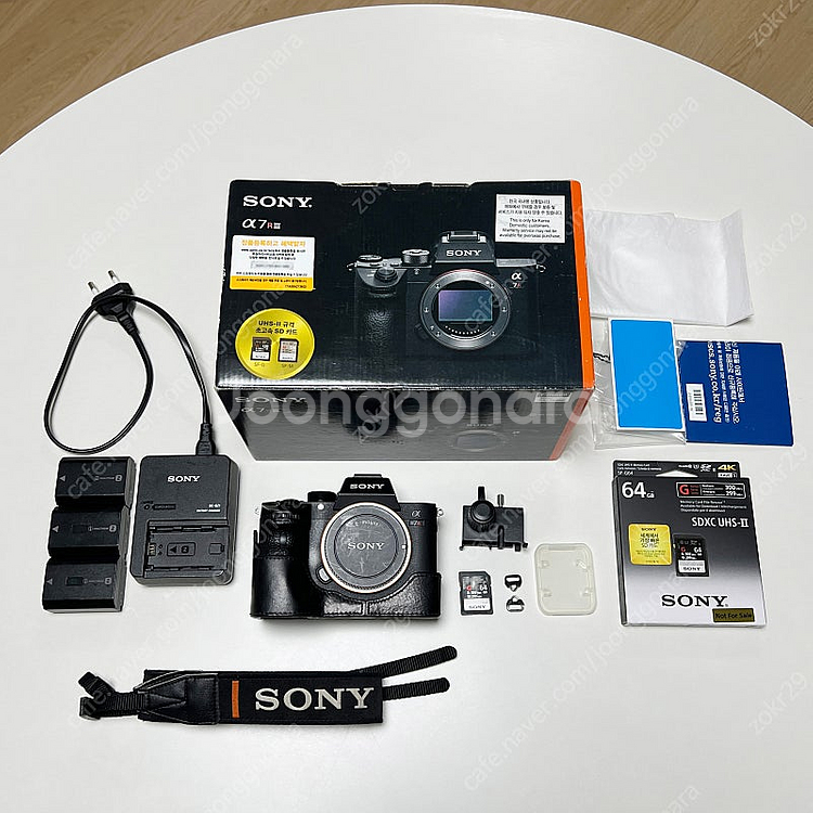 소니 a7r3 바디 풀박스 + 정품 베터리(NP-FZ1...--0