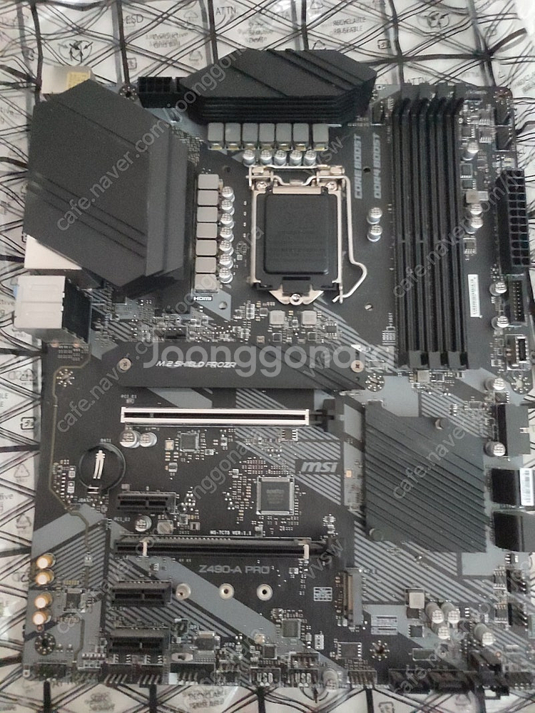 msi z490 a pro 메인보드--2