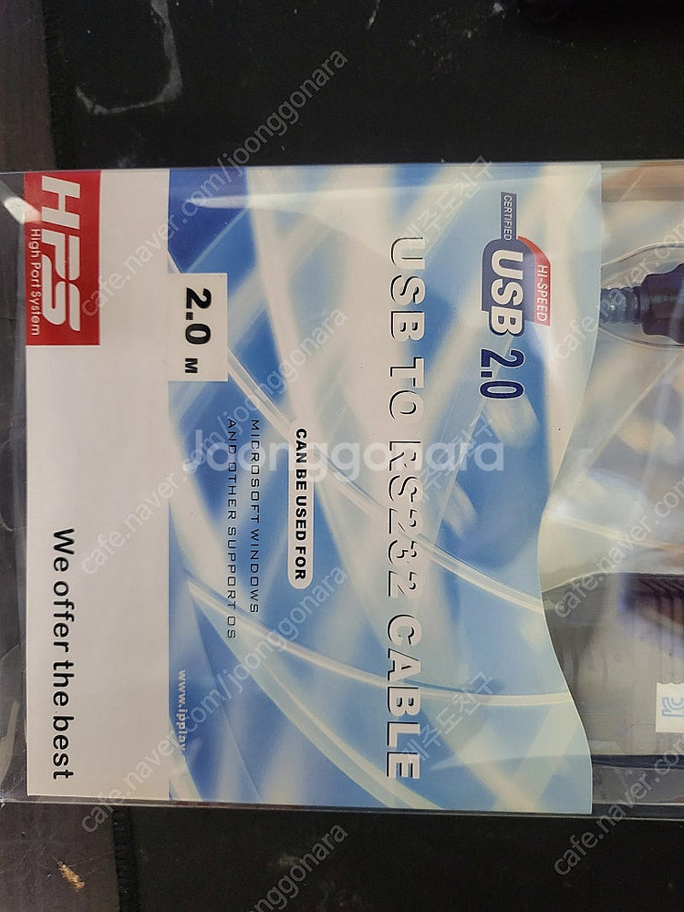 미개봉 usb to rs232 케이블 30개 일괄 무료...--0
