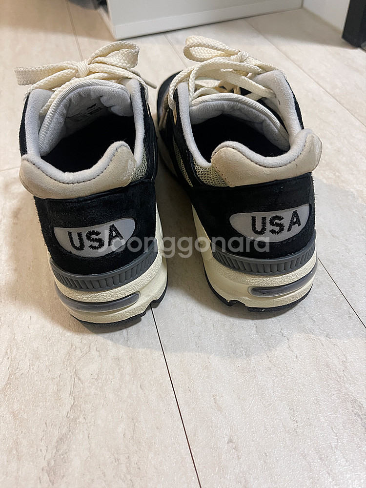 뉴발란스 990 v2 메이드인USA 블랙트루카모 235--4