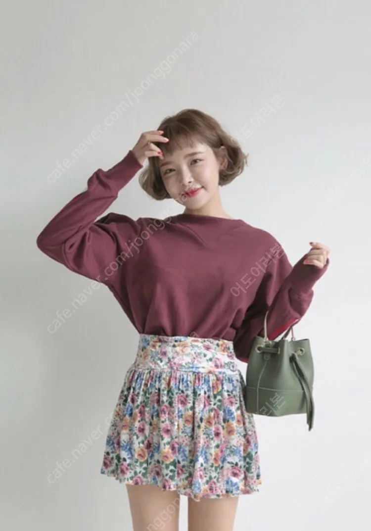 스타일난다 빈티지 플라워 미니 스커트 메이빈스 모코블링 비바문 프레클 모래하우스 플레따 팜므뮤즈 쵸퍼 페일제이드 스... 이미지