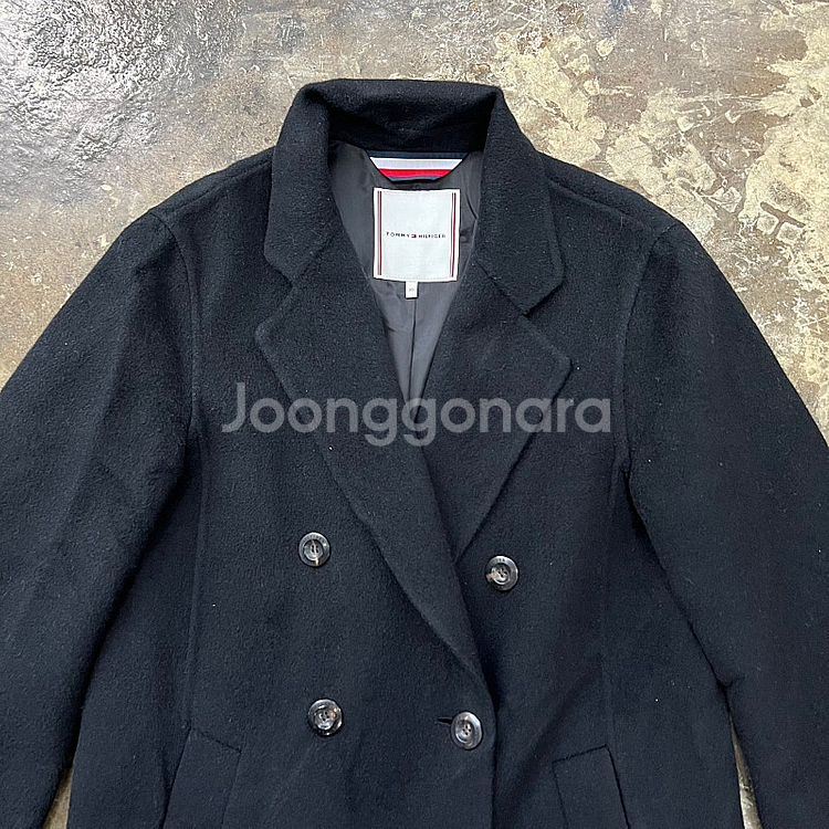 55) 한섬 타미힐피거 캐시미어 혼방 코트 울코트 타임 시스템--3