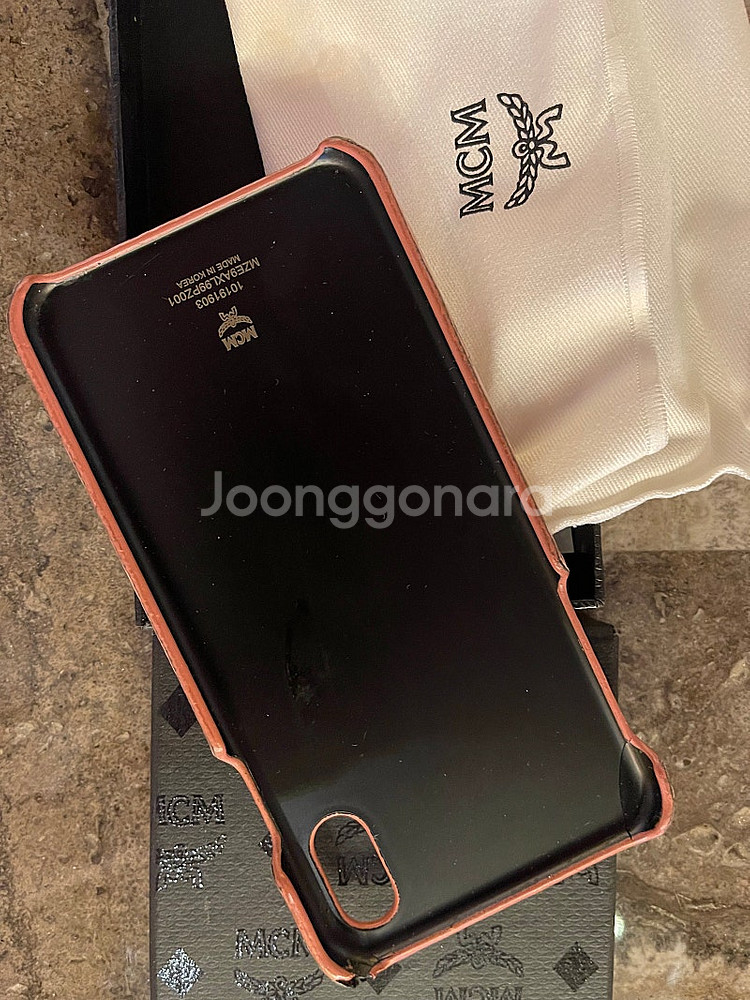 정품 100% MCM 폰케이스 아이폰 XS max--1