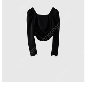 브론 스퀘어넥 블라우스 24FW B SQUARE-NECK BLOUSE