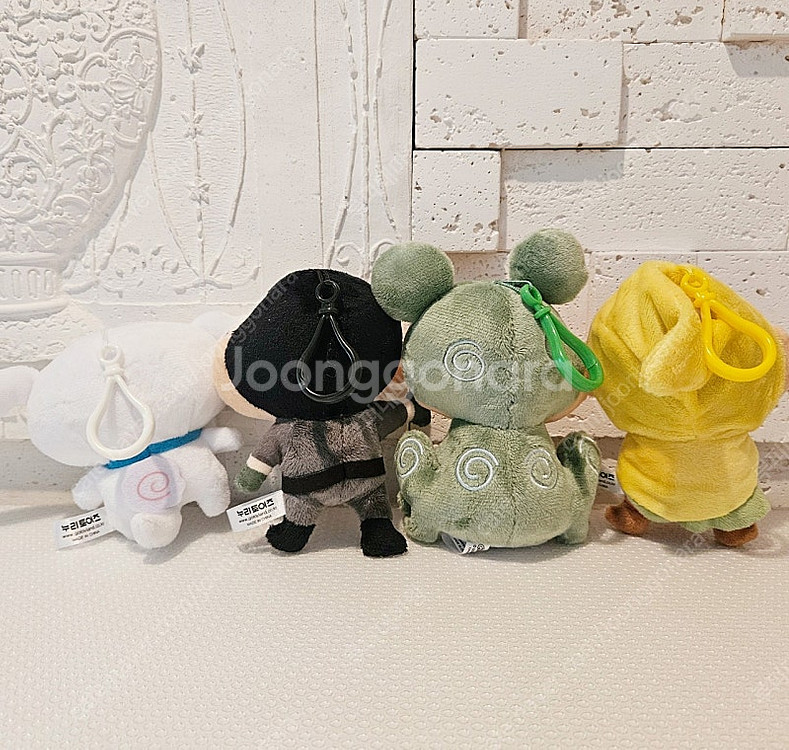 극장판 짱구는 못말려 흰둥이 짱구 가방고리 키링 인형--1