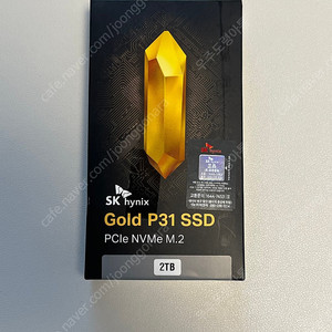 SK하이닉스 GOLD P31 NVMe SSD 2TB