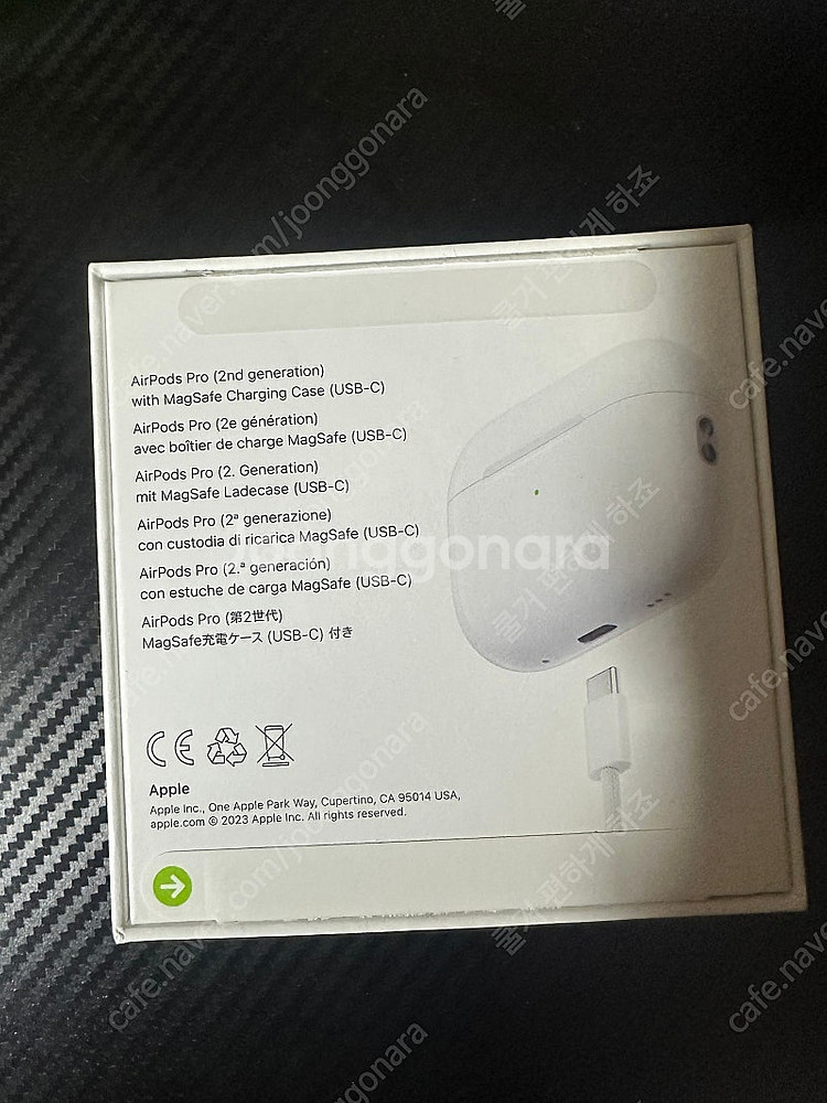 에어팟 프로2 풀박스 개봉 후 1회 이용--0