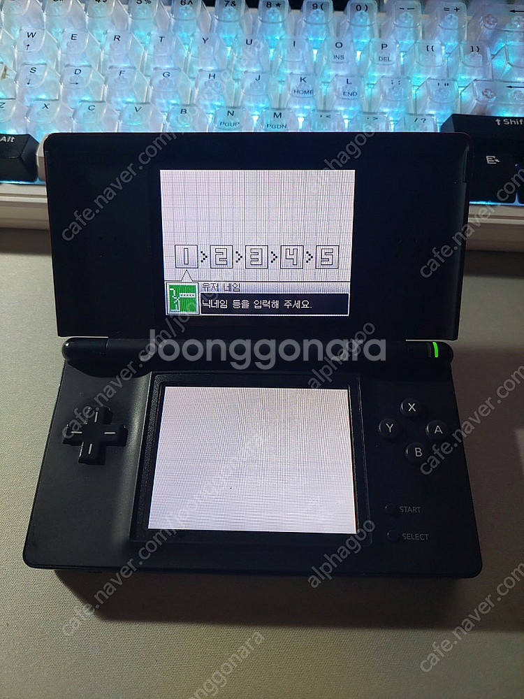 닌텐도 dsl lite 메탈릭레드 팝니다--4