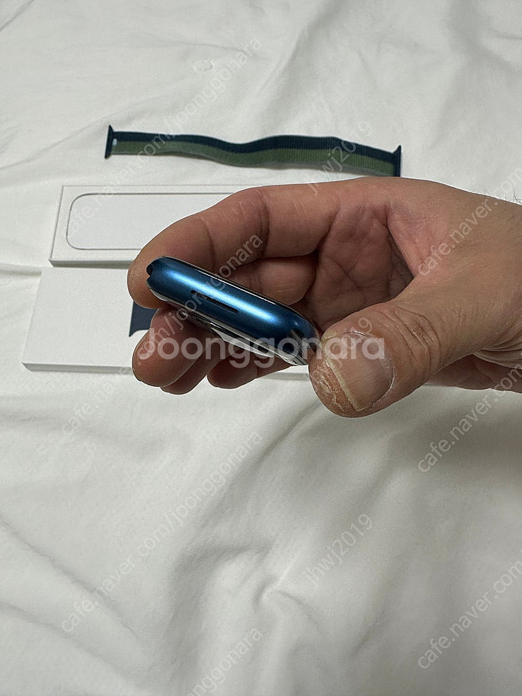 애플워치 7 블루 셀룰러 45mm(가격인하)--3