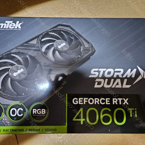 [판매] 이엠텍 지포스 RTX 4060 Ti STORM X Dual OC D6 8GB