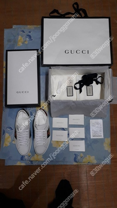 백화점 정품 구찌 에이스 자수 꿀벌 스니커즈 7사이즈(260mm) 새상품 급 판매 이미지