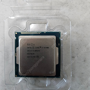 인텔 i7-4790K (데빌스캐년) CPU 판매합니다.