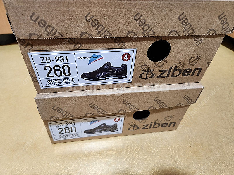지벤 안전화 ziben zb-231. 사이즈260(판매...--0