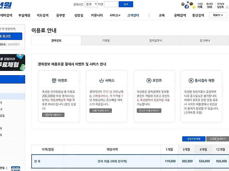 부동산 경매 사이트 옥션원 (구 굿옥션) 공구 충원 4...--0