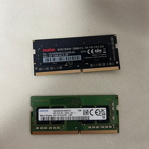 노트북램 ddr-4 4g(5개), 8g(1개) 일괄