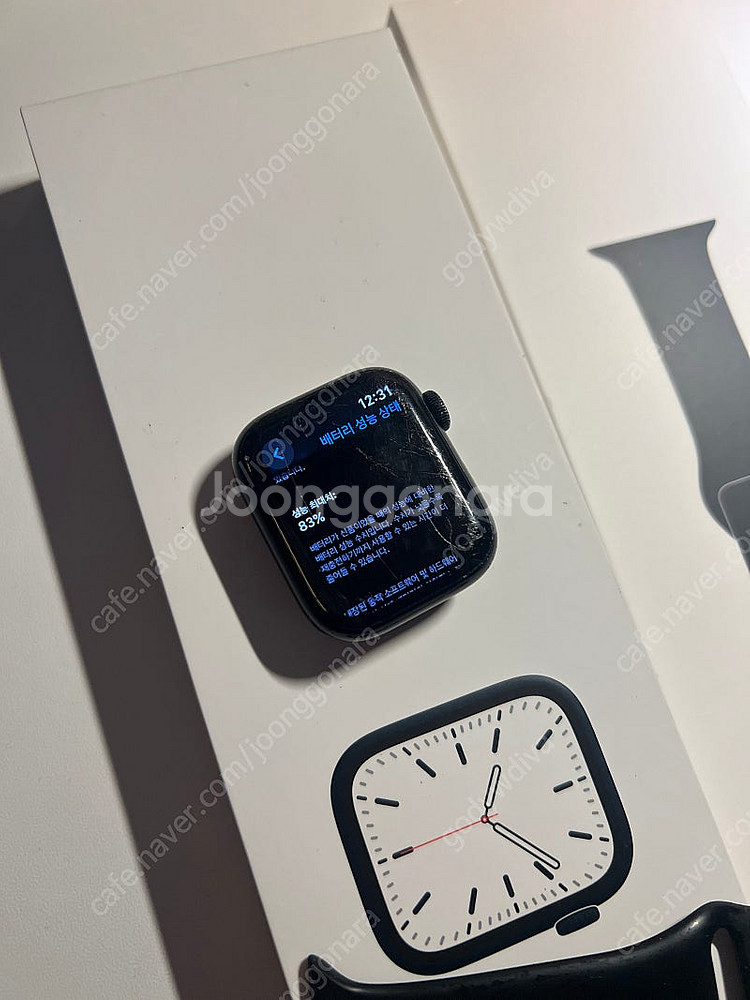 애플워치7 41mm gps 미드나잇--6