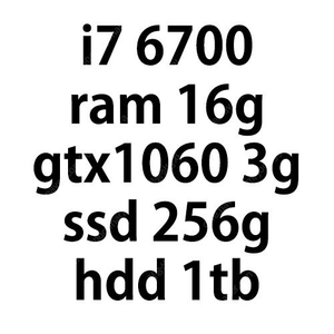 (서울) 컴퓨터 본체 i7 6700 , 램 16gb , gtx 1060 3gb , ssd 256gb , hdd 1테라 게이밍 데스크탑 사무용 영상 편집