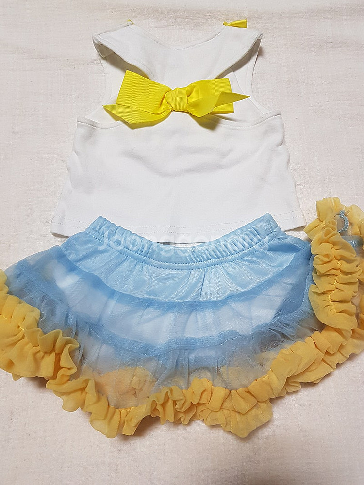 아기프릴수영복(9m) 병아리입체수영복 로코코아이수영복--1