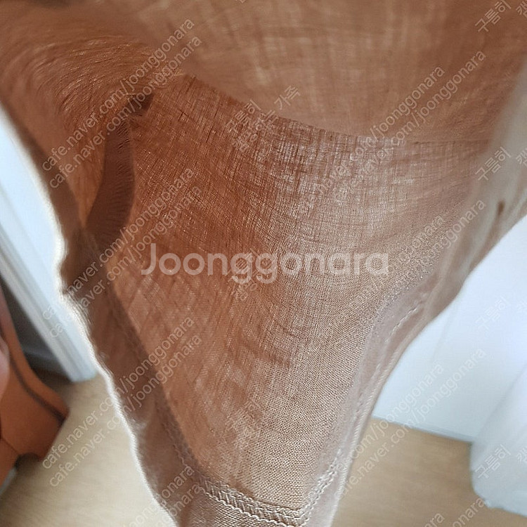 여름 세미와이드 팬츠 핀턱 뒷밴딩 린넨 라이크 마바지 ...--3