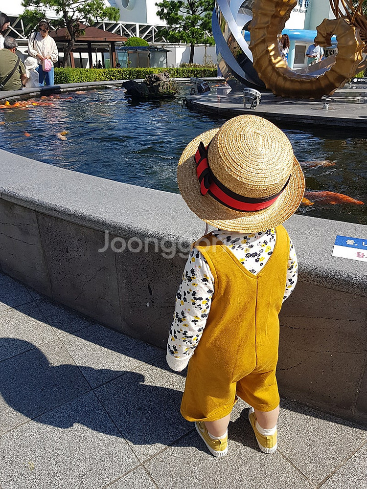봄가을 오버롤 아기멜빵바지(90)--4