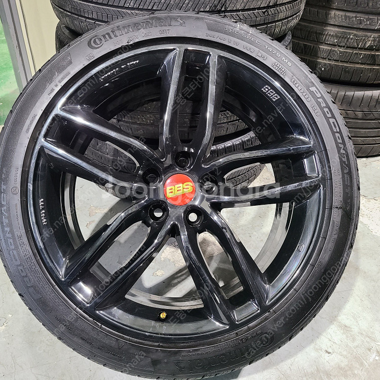 ♡ BBS SX 19인치 정품 블랙크롬 휠 타이어 팝니...--7