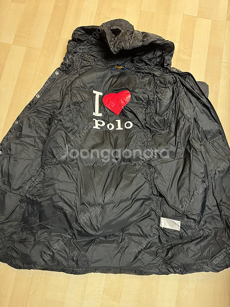 폴로 여아 롱푸퍼 XL 롱패딩--1