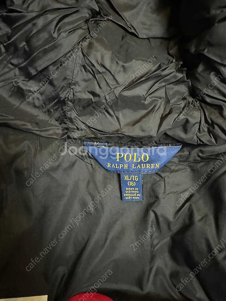 폴로 여아 롱푸퍼 XL 롱패딩--2