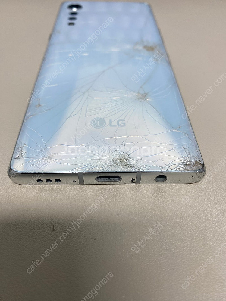 LG G9 벨벳 화이트 128기가 액정깨끗! 무잔상! ...--2