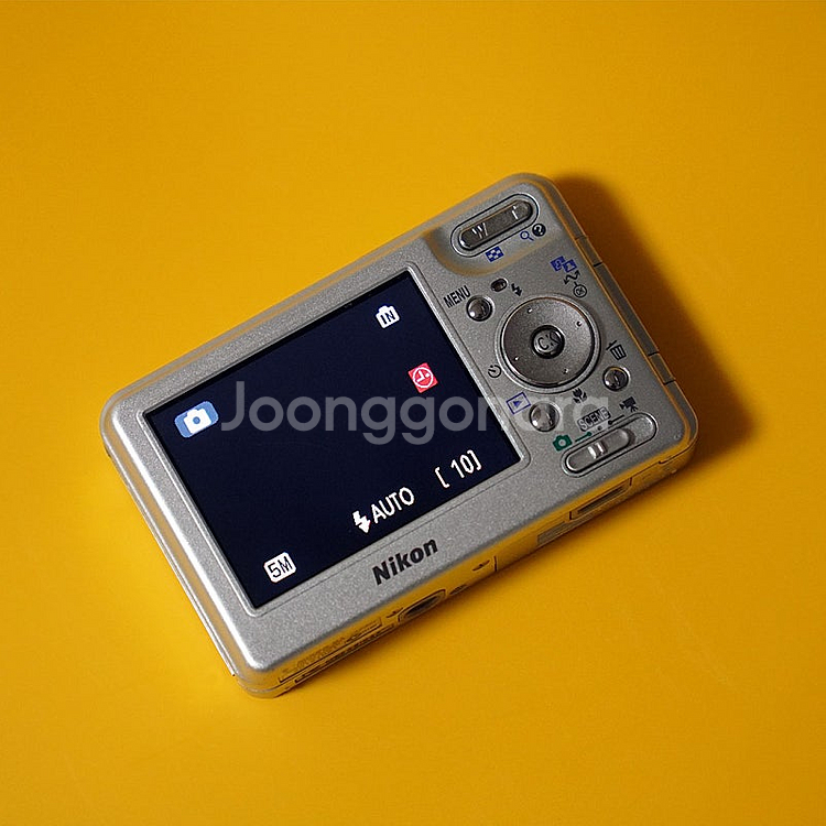 니콘 쿨픽스 s1 메탈실버 21만원 빈티지디카 디지털카메라--6