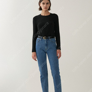 엘보른 데님 Classic Denim Pants (Deep Blue)