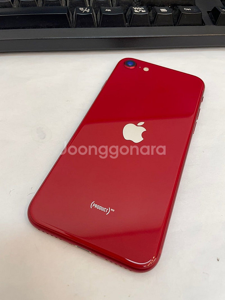 아이폰SE3 레드 128GB 상태좋은 중고27만팝니다.--0