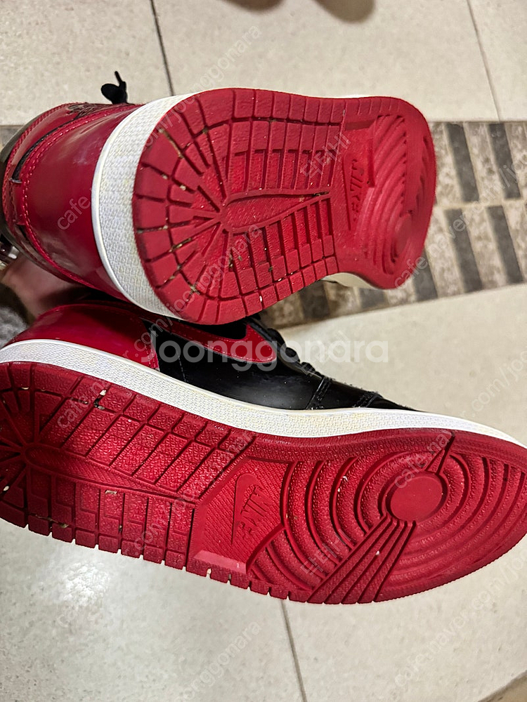 조던1 페이턴트 브레드 커스텀 275 판매--1