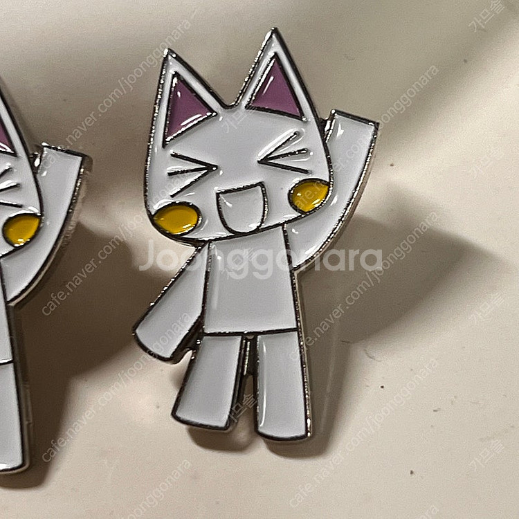도코데모잇쇼 토로 일본 고전 고양이 핀뱃지 브로치 새상...--1