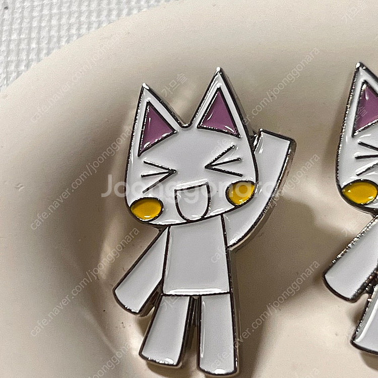 도코데모잇쇼 토로 일본 고전 고양이 핀뱃지 브로치 새상...--2