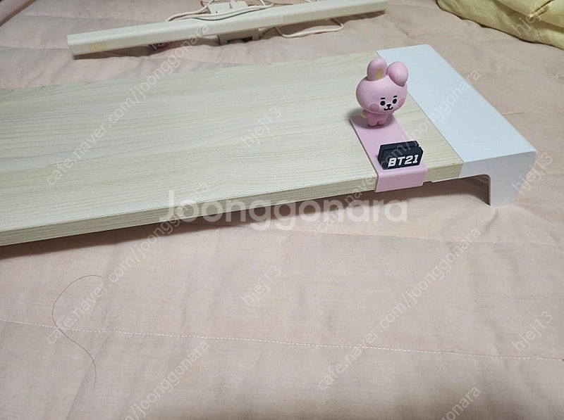 bt21 쿠키 키보드, 모니터받침대, 모니터램프--2
