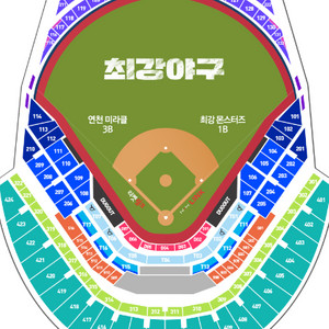 최강야구 단석 (4층 내야 2장, 4층 외야 1장)