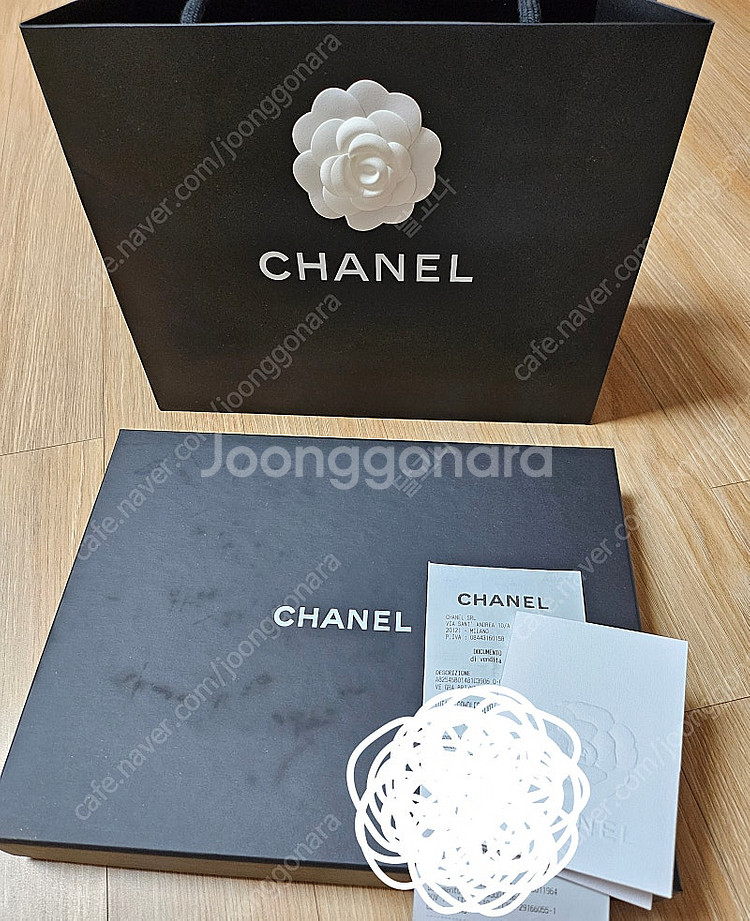 샤넬 클래식 클러치백 뉴미듐 29번대 캐비어 풀셋 CH...--2