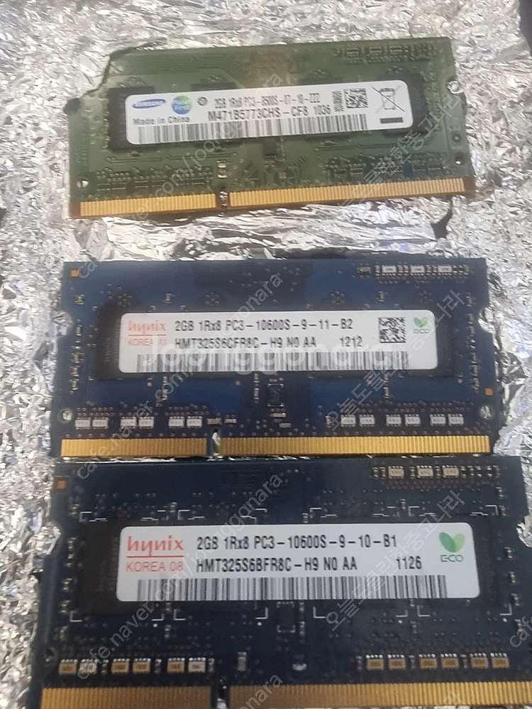택포)노트북 ddr3 저전력4g1개 2g4개--1