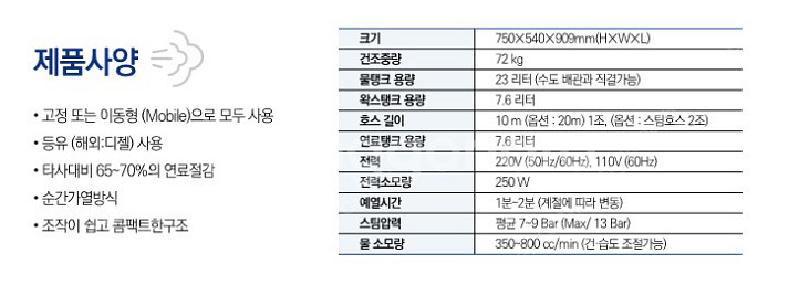 고압스팀기 바로스팀 FX1-D 판매합니다~--3