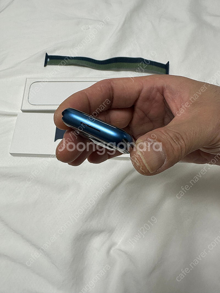애플워치 7 셀룰러 블루(가격인하)--4